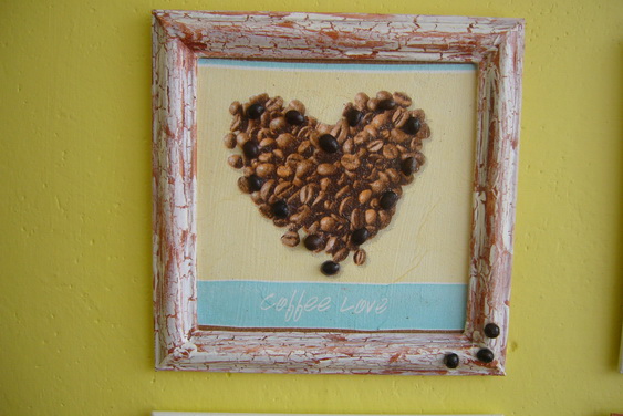 Srdce z kávy aneb srdce pro kávu...
