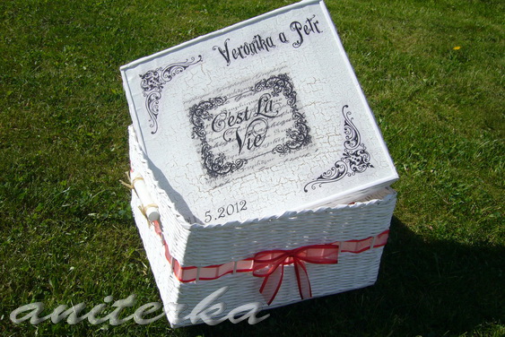 Krabice na svatební dar